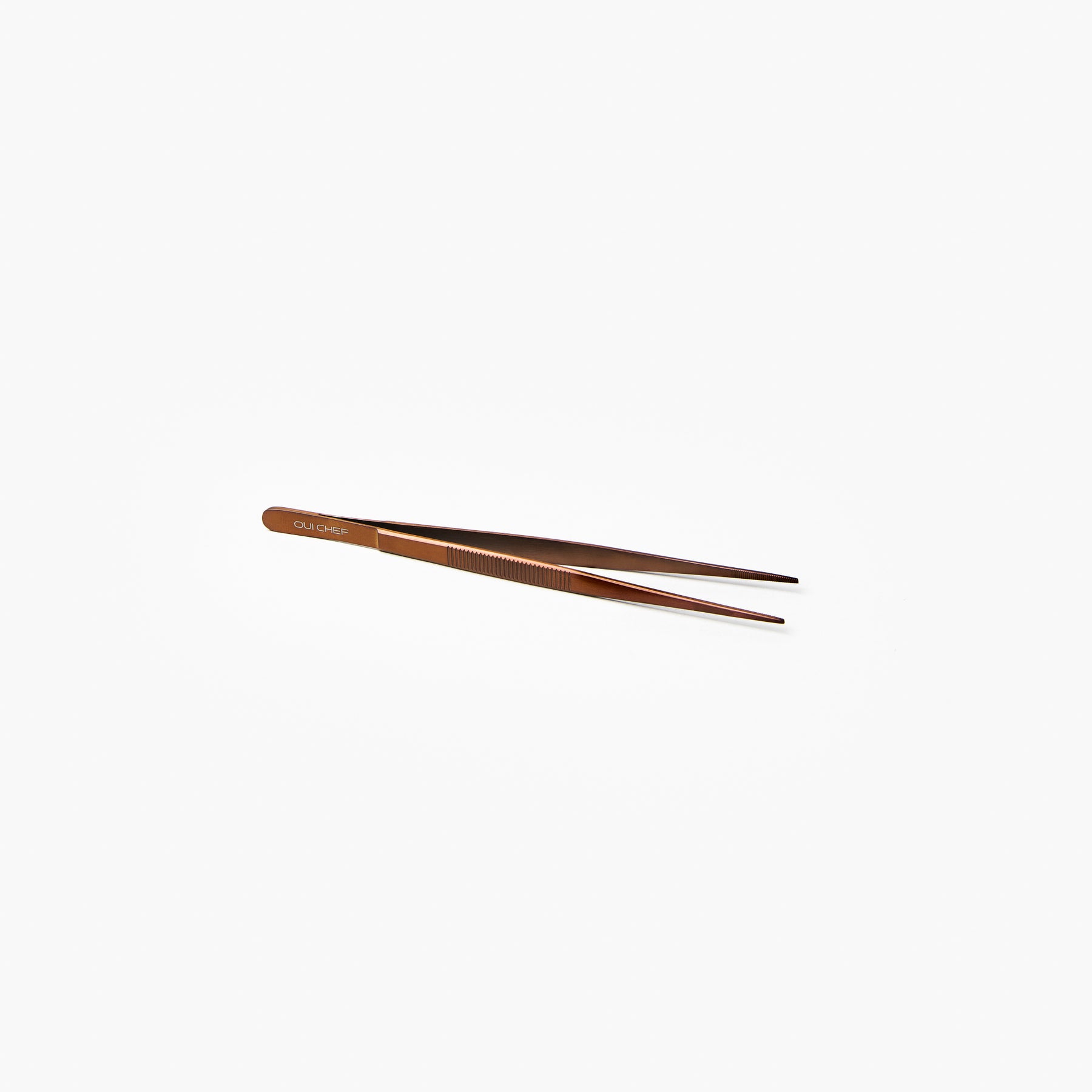 Oui_Chef_15.5cm_Straight_SuperFine_Tweezers_Copper