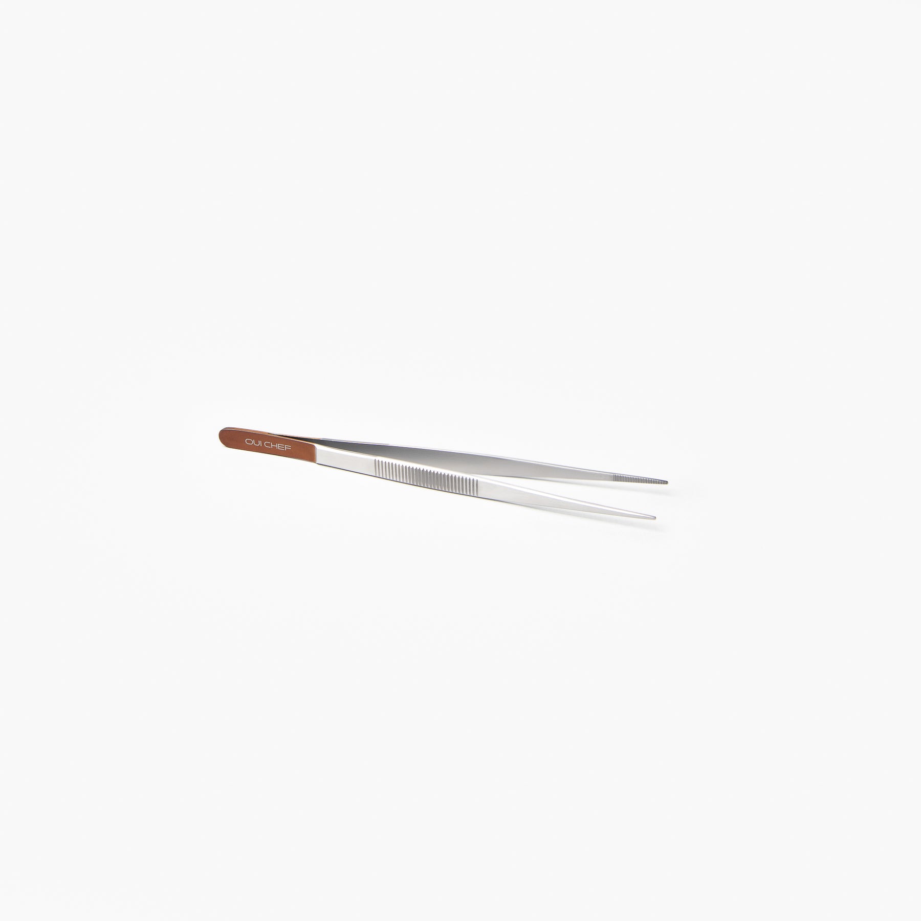 Oui_Chef_15.5cm_Straight_SuperFine_Tweezers_Copper_Top