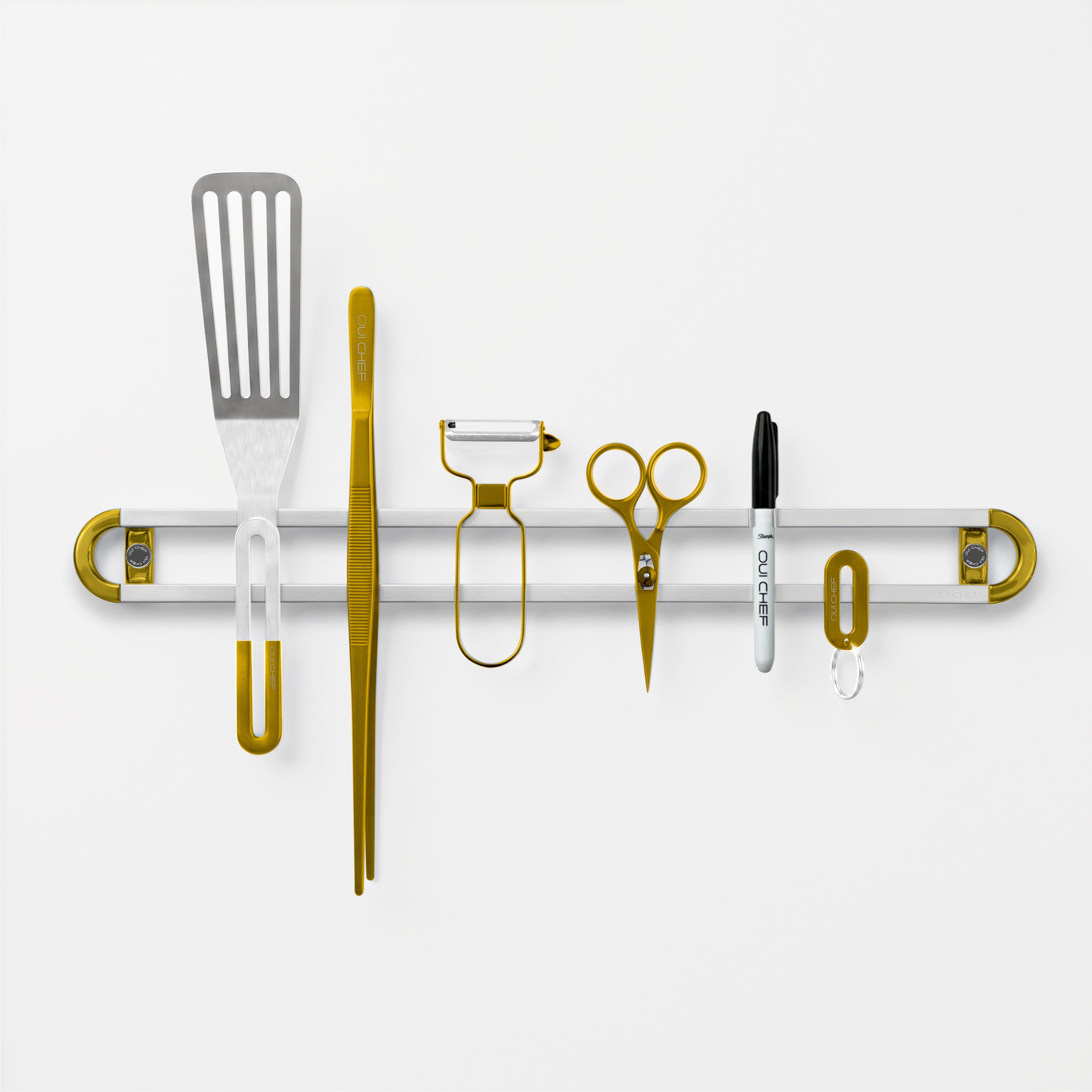 The Chef’s Wall - Kitchen Tool Set & Magnetic Rack
