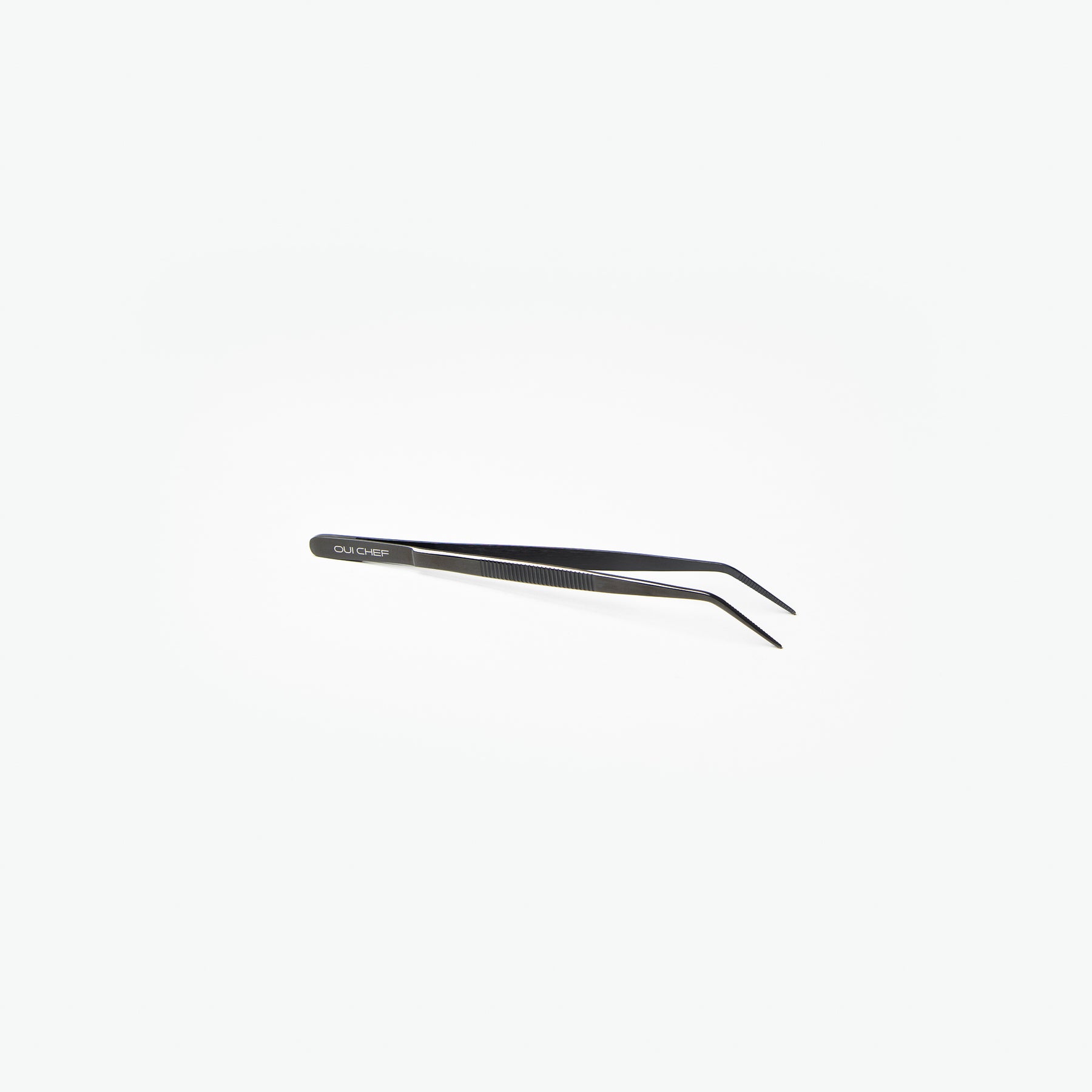 Oui-Chef-14cm-Angled-Tip-Superfine-Tweezers-Black