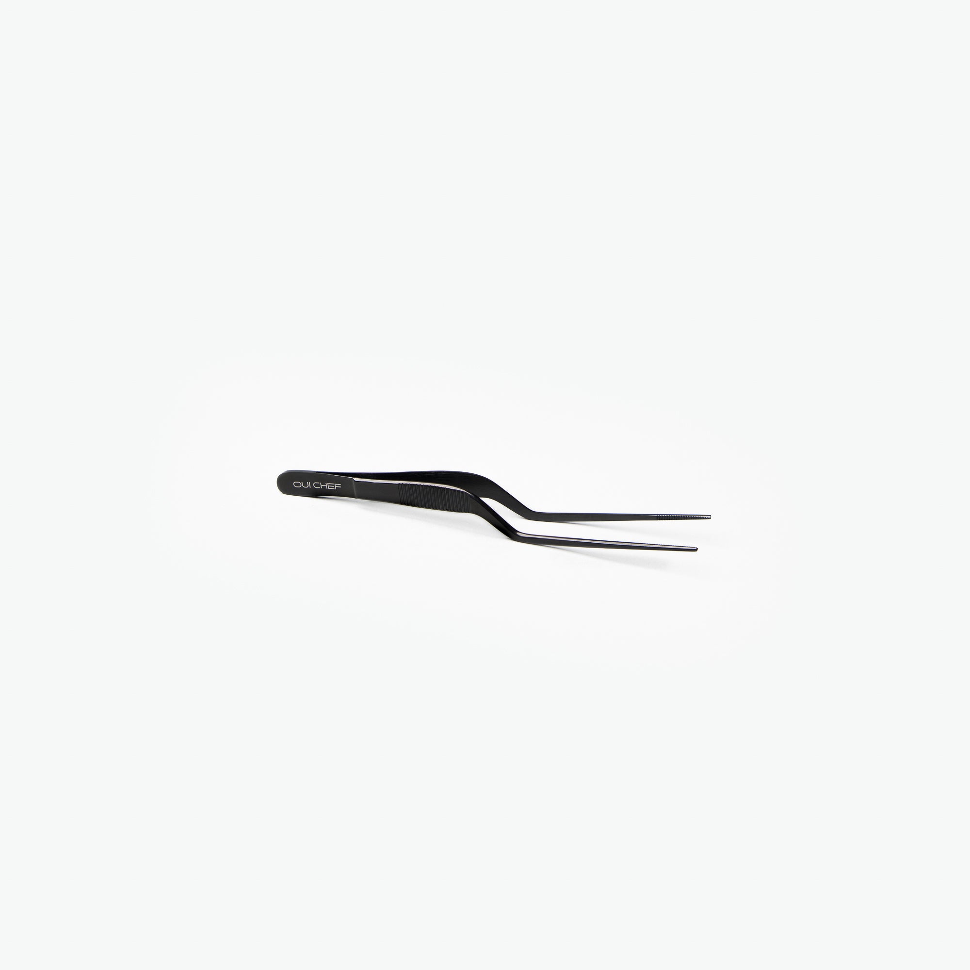 Oui-Chef-14cm-Offset-Regular-Tweezers-Black