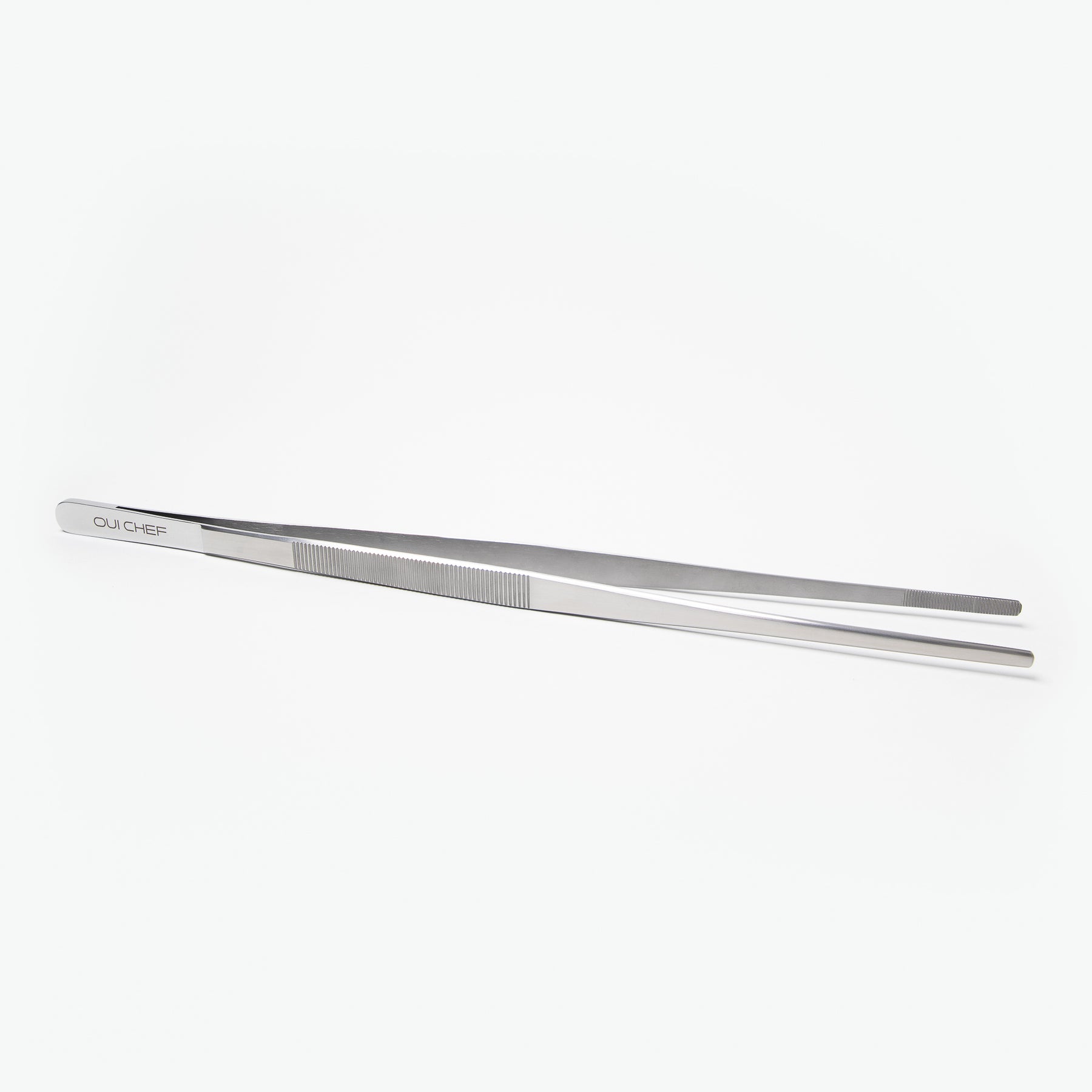 Oui-Chef-40cm-Straight-Regular-Tweezers-Chrome